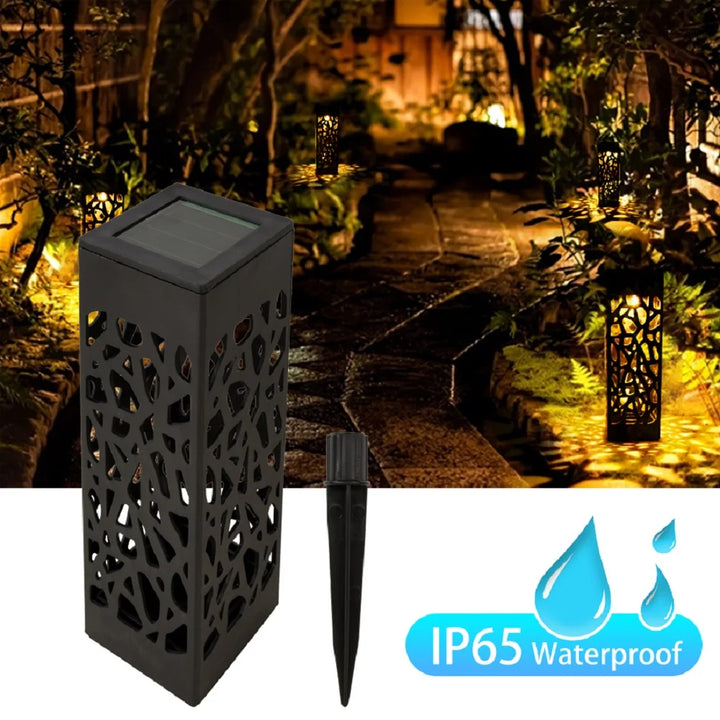 1/6 pcs Solar Powered Waterproof Vintage Garden Light