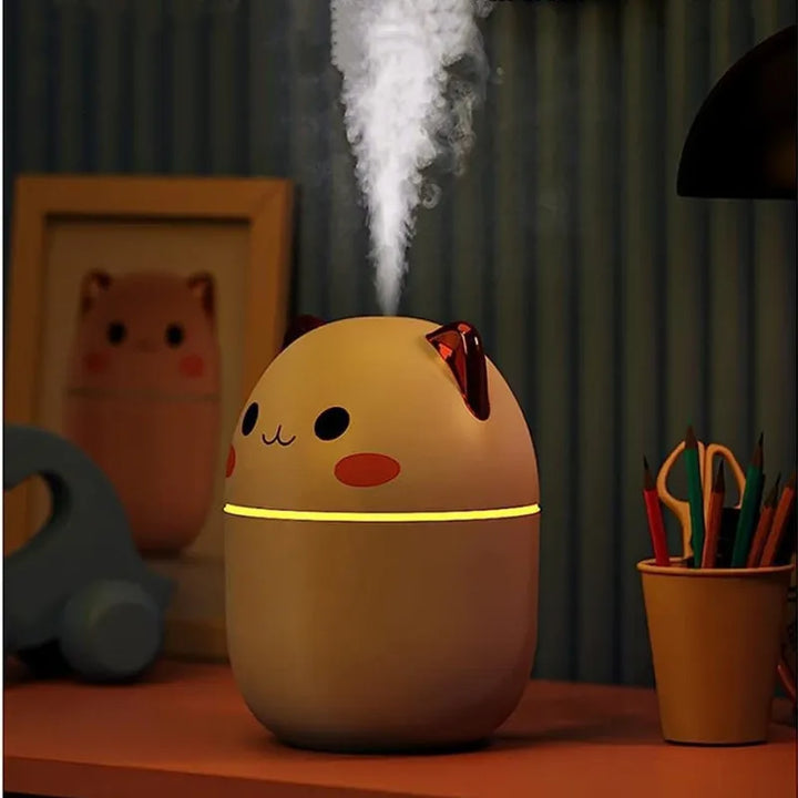 250ml Mini Cute Cat Air Humidifier Diffuser USB with Night Light